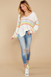 Rainbow Stripe Sweater