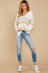 Rainbow Stripe Sweater