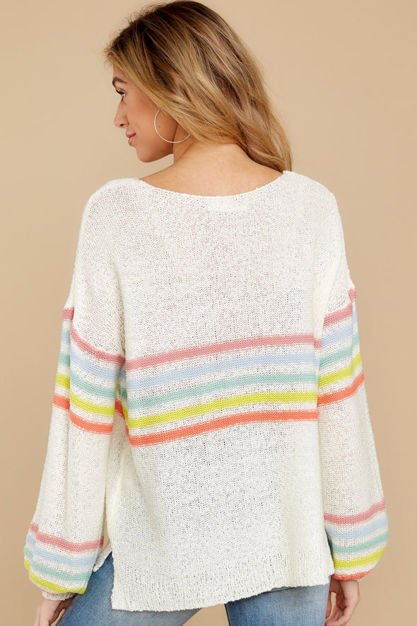 Rainbow Stripe Sweater