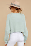 Beautiful Words Mint Sweater