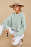 Beautiful Words Mint Sweater